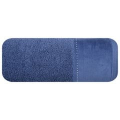 Ręcznik łazienkowy KARINA z szenilem i cyrkoniami Eva Minge Eurofirany - 50 x 90 cm - niebieski 2