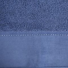 Ręcznik łazienkowy KARINA z szenilem i cyrkoniami Eva Minge Eurofirany - 50 x 90 cm - niebieski 4