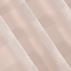 Dekoracja okienna EFIL różówa z motywem szerokich pasów z etaminy Eurofirany - 140 x 250 cm - różowy 2