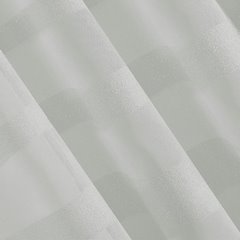 Dekoracja okienna EFIL z motywem szerokich pasów z etaminy Eurofirany - 140 x 250 cm - szary 2