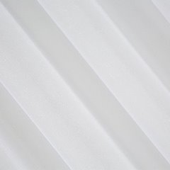 Sakali biała firana z etaminy z błyszczącą moherową nicią 350x250 cm na taśmie - 350 x 250 cm - biały 2
