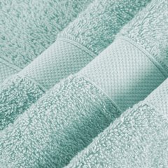 Bawełniany ręcznik kąpielowy miętowy 70x140cm - 70 X 140 cm - miętowy 9