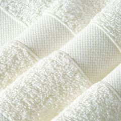 Miękki chłonny ręcznik kąpielowy kremowy 50x90 - 50 X 90 cm - kremowy 8