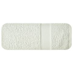 Miękki chłonny ręcznik kąpielowy kremowy 50x90 - 50 X 90 cm - kremowy 2