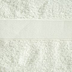 Miękki chłonny ręcznik kąpielowy kremowy 50x90 - 50 X 90 cm - kremowy 4