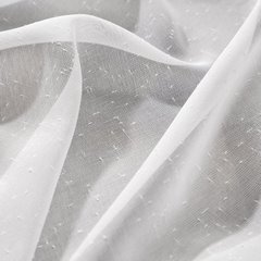 Firana ANGELA w stylu eko o naturalnym splocie Eurofirany - 140 x 250 cm - biały 4
