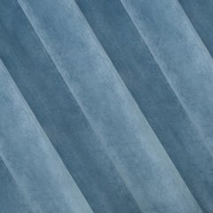 Zasłona RIA z ekskluzywnego matowego welwetu na 10 przelotkach Diva Line Eurofirany - 140 x 250 cm - niebieski 2