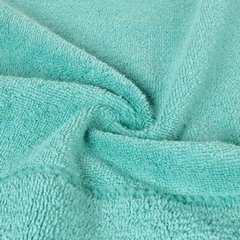 Ręcznik bawełniany miętowy MARI z bordiurą z welwetu 50x90 cm Eurofirany o gramaturze 500 g/m2 - 50 x 90 cm - miętowy 10