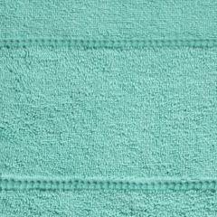 Ręcznik bawełniany miętowy MARI z bordiurą z welwetu 50x90 cm Eurofirany o gramaturze 500 g/m2 - 50 x 90 cm - miętowy 4