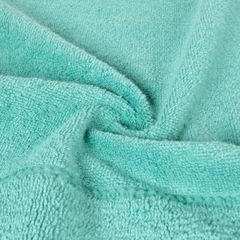 Ręcznik bawełniany miętowy MARI z bordiurą z welwetu 50x90 cm Eurofirany o gramaturze 500 g/m2 - 50 x 90 cm - miętowy 5