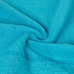 Ręcznik bawełniany MARI z bordiurą z welwetu Eurofirany - 50 x 90 cm - turkusowy 10