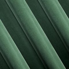 ADELLE ciemna zielona zasłona z matowego welwetu na przelotkach 140x250 EUROFIRANY DIVA LINE - 140 x 250 cm - zielony 2