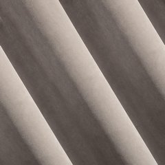 ADELLE beżowa zasłona z matowego welwetu na taśmie 140x270 cm EUROFIRANY DIVA LINE - 140 x 270 cm - beżowy 2