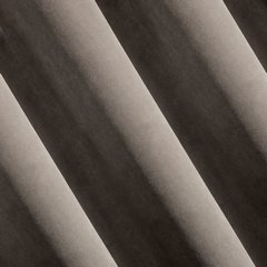 ADELLE brązowa zasłona z matowego welwetu na taśmie 140x270 cm EUROFIRANY DIVA LINE - 140 x 270 cm - ciemnobrązowy 2