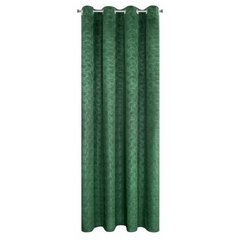 Zielona ZASŁONA WELWETOWA wytłaczana na przelotkach ELLEN 140x250 cm Design91 - 140 x 250 cm - zielony 6