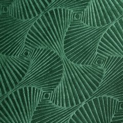Zielona ZASŁONA WELWETOWA wytłaczana na przelotkach ELLEN 140x250 cm Design91 - 140 x 250 cm - zielony 4