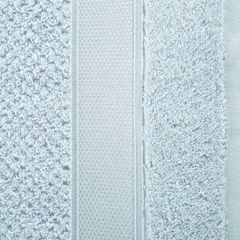 Ręcznik MILAN srebrny z błyszczącą bordiurą Eurofirany - 50 x 90 cm - jasnopopielaty 4