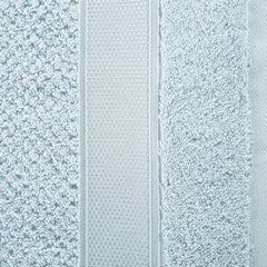 Ręcznik MILAN srebrny z błyszczącą bordiurą Eurofirany - 50 x 90 cm - jasnopopielaty 5