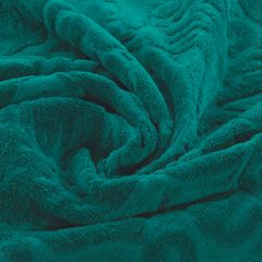 KALINA welewtowy ręcznik kąpielowy z żakardowym wzorem Eurofirany - 50 x 90 cm - turkusowy 5