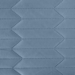 Narzuta na łóżko niebieska SOFIA 1 z matowego welwetu pikowana bezszwowo 220x240 cm Eurofirany - 220 X 240 cm - niebieski 5