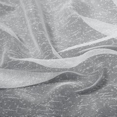Firana IDA w stylu eko o strukturze deszczyku z etaminy Eurofirany - 140 x 250 cm - biały 4