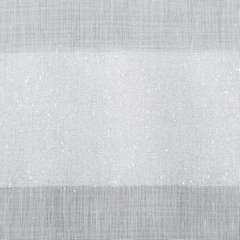 Efil biała firana z etaminy z szerokimi paskami 295x250 cm na taśmie - 295 x 250 cm - biały 3
