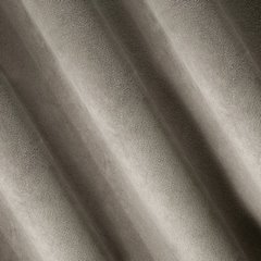 Zasłona PIERRE z gładkiego welwetu Eurofirany - 140 x 300 cm - ciemnobeżowy 2