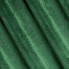 Pierre ciemna zielona zasłona z welwetu gładka na taśmie 140x300 cm Eurofirany - 140 x 300 cm - ciemnozielony 2