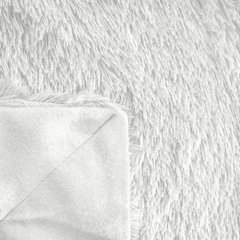 Koc ze sztucznego futerka biały TIFFANY podszyty polarem 200x220 cm DESIGN 91 - 200 x 220 cm - biały 6