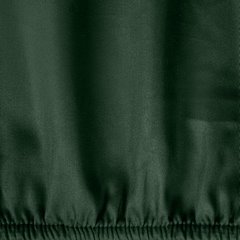 Prześcieradło DINA ciemnozielone z satyny bawełnianej z gumką Diva Line Eurofirany - 100 x 200 x 25 cm - butelkowy zielony 4