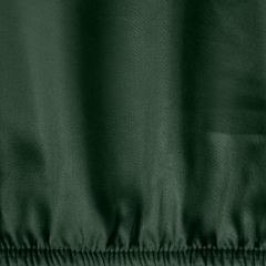 Prześcieradło NOVA zielone z satyny bawełnianej z gumką Eurofirany - 100 x 200 x 25 cm - butelkowy zielony 4