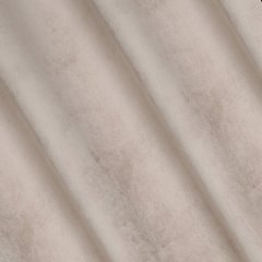 Zasłona z welwetu beżowa HAZEL z dekoracyjnym pasem srebrnego wzoru 140x250 cm na przelotkach Eurofirany - 140 x 250 cm - beżowy 2