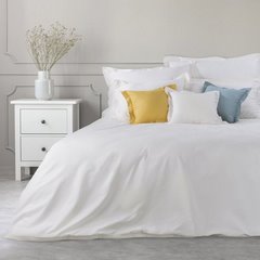 Poszewka na poduszkę biała NOVA COLOUR z błyszczącej bawełny 50x60 cm Eurofirany - 50 x 60 cm - biały 4