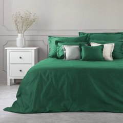 Nova Colour ciemna zielona bawełniana poszewka na poduszkę do spania 50x60 cm Eurofirany - 50 x 60 cm - butelkowy zielony 4