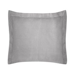 Poszewka na poduszkę stalowa NOVA COLOUR z błyszczącej bawełny 50x60 cm Eurofirany - 50 x 60 cm - stalowy 1