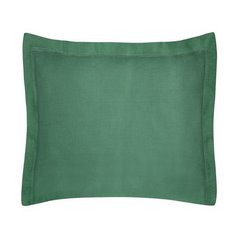 NOVA COLOUR bawełniana poszewka na poduszkę Eurofirany - 50 x 70 cm - butelkowy zielony 1