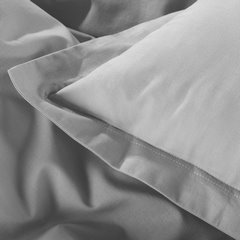 Poszewka na poduszkę stalowa NOVA COLOUR z błyszczącej bawełny 50x70 cm Eurofirany - 50 x 70 cm - stalowy 3