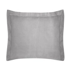 Poszewka na poduszkę stalowa NOVA COLOUR z błyszczącej bawełny 50x70 cm Eurofirany - 50 x 70 cm - stalowy 1