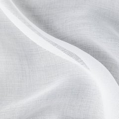 Firana LANA gładka w stylu eko z etaminy Eurofirany - 350 x 150 cm - biały 4