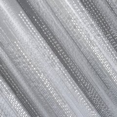 Firana SOLEI zdobiona cekinami z etaminy Eurofirany - 140 x 250 cm - biały 2