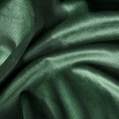 Melanie ciemna zielona matowa zasłona z welwetu na przelotkach 140x250 cm Eurofirany - 140 x 250 cm - zielony 4