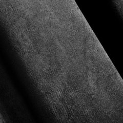 Melanie czarna matowa zasłona z welwetu na przelotkach 140x250 cm Eurofirany - 140 x 250 cm - czarny 2