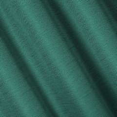 Zasłona STYLE o lnianym splocie w stylu eko Eurofirany - 140 x 270 cm - zielony 2
