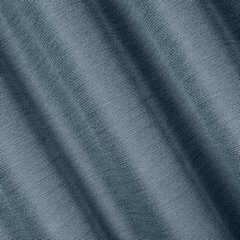 Zasłona STYLE o splocie lnianym w stylu eko na przelotkach 140x250 cm Eurofirany - 140 x 250 cm - niebieski 2