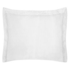 Poszewka na poduszkę biała NOVA COLOUR z błyszczącej bawełny 70x90 cm Eurofirany - 70 x 90 cm - biały 1