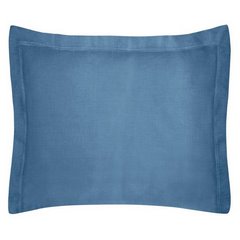 NOVA COLOUR bawełniana poszewka na poduszkę Eurofirany - 70 x 90 cm - ciemnoniebieski 1