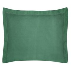 NOVA COLOUR bawełniana poszewka na poduszkę Eurofirany - 70 x 90 cm - butelkowy zielony 1