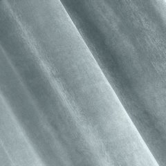 Zasłona welwetowa srebrny SAMANTA z połyskiem 140x250 cm na przelotkach Eurofirany - 140 x 250 cm - szary 2