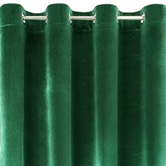 Zasłona SAMANTA welwetowa z połyskiem Eurofirany - 140 x 250 cm - zielony 5