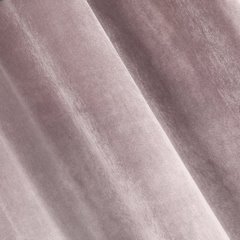 Zasłona welwetowa pudrowa SAMANTA z połyskiem 140x250 cm na przelotkach Eurofirany - 140 x 250 cm - pudrowy róż 2